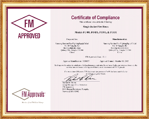 FM certification 